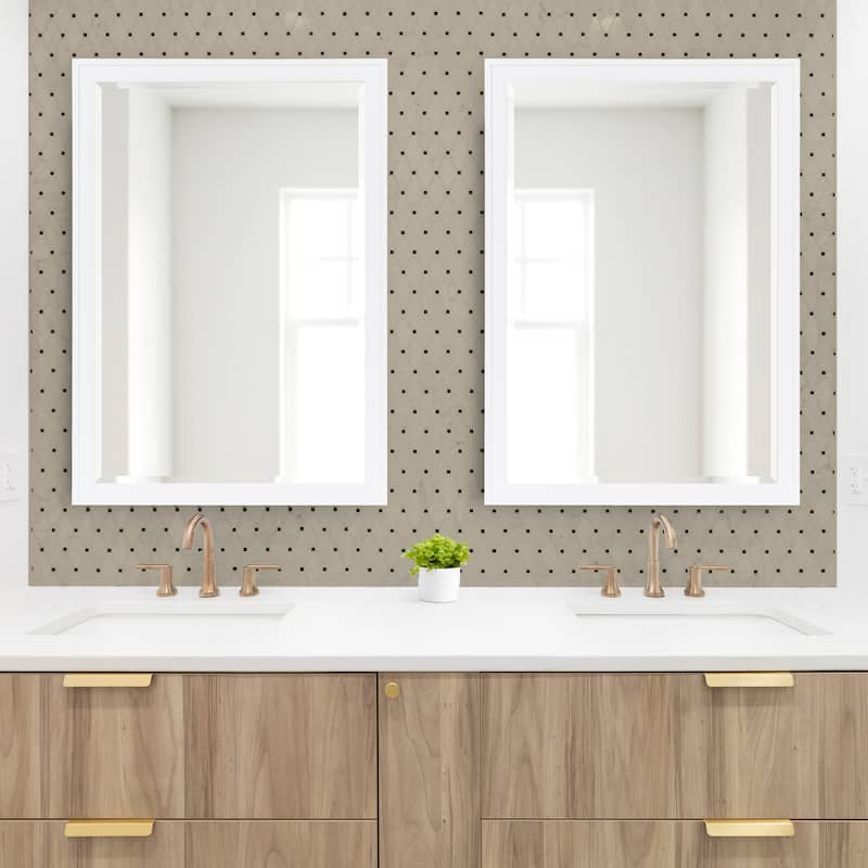 Bosc Framed Decorative Rectangle Wall Mirror