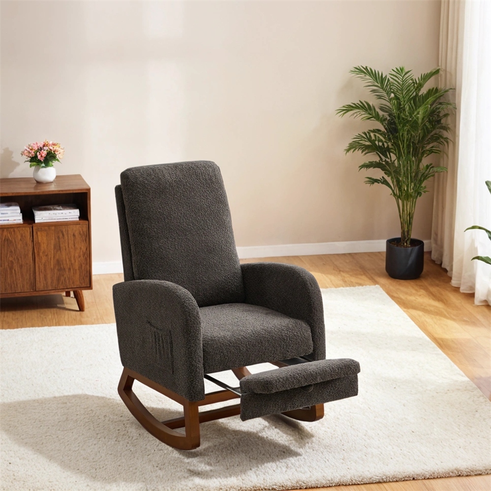 Glider chair with footrest cheap