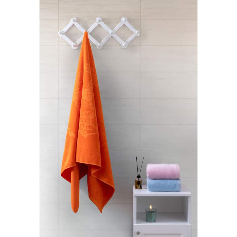 Brooks Brothers Jacquarded Logo Beach Towels