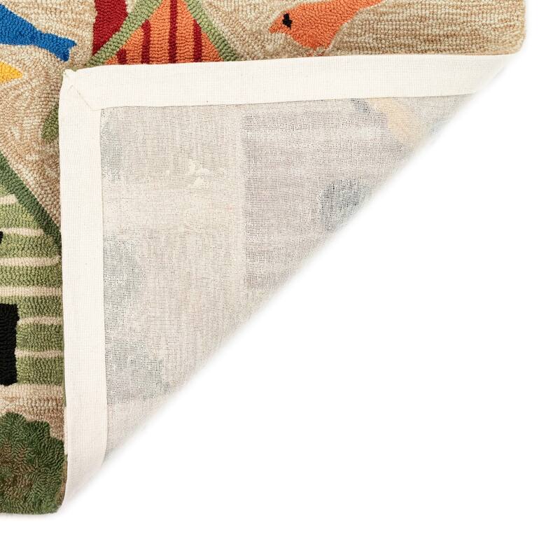 Liora Manne Frontporch Birdhouses Indoor/Outdoor Rug