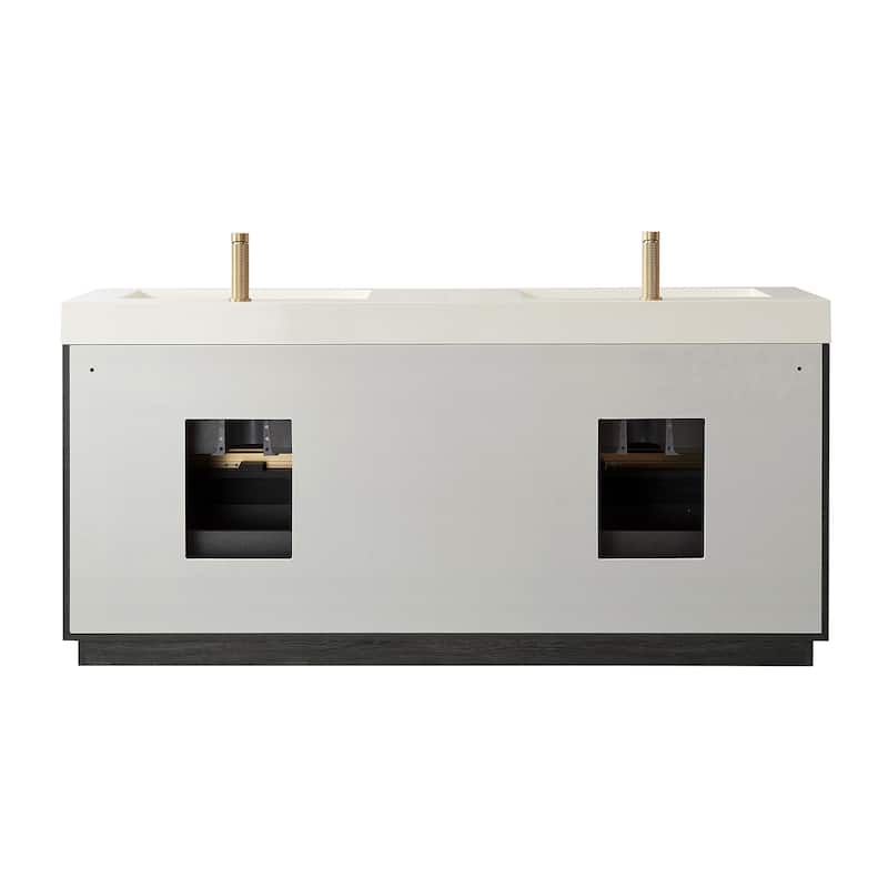 Huesca Bath Vanity with Composite Integral Sink Top without Mirror