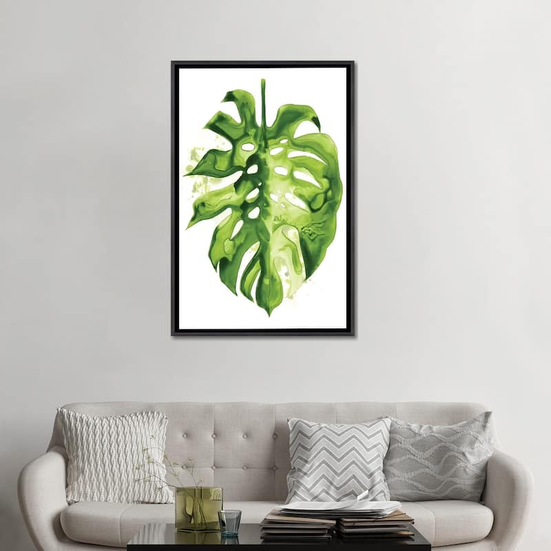 iCanvas "Monstera II" by Grace Popp Framed