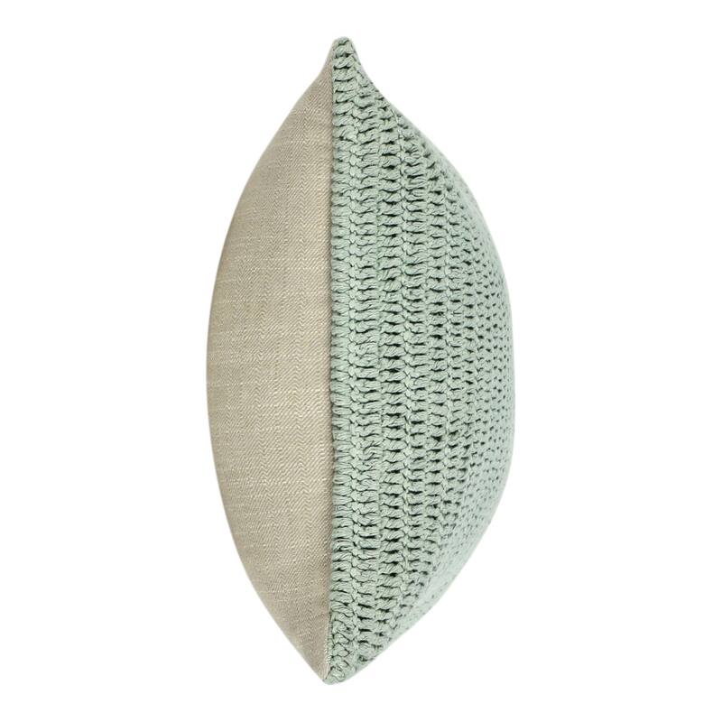 Villa by Classic Home Nakeya Knitted 14 x 26 Throw Pillow
