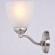 preview thumbnail 11 of 10, Bellwood Traditional Bathroom Vanity Wall Lighting Fixture, Glass Shade, Dimmable, LED Compatible, Over the Mirror Mount
