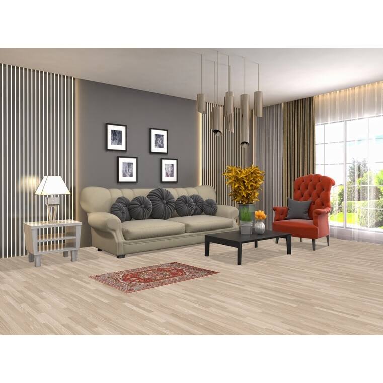 Geometric Heriz Serapi Oriental Accent Rug Hand-Knotted Wool Carpet - 2'0" x 3'0"