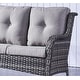 preview thumbnail 3 of 2, Gymojoy Patio Furniture Sofa Outdoor Ranttan Sofa with Cushion