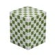 preview thumbnail 11 of 56, Callista Modern Ceramic Tiled Cube Side Table, Square Mosaic Pedestal Accent End Table for Living Room Bedroom - 14 X 14 X 18 Green/Light Gray