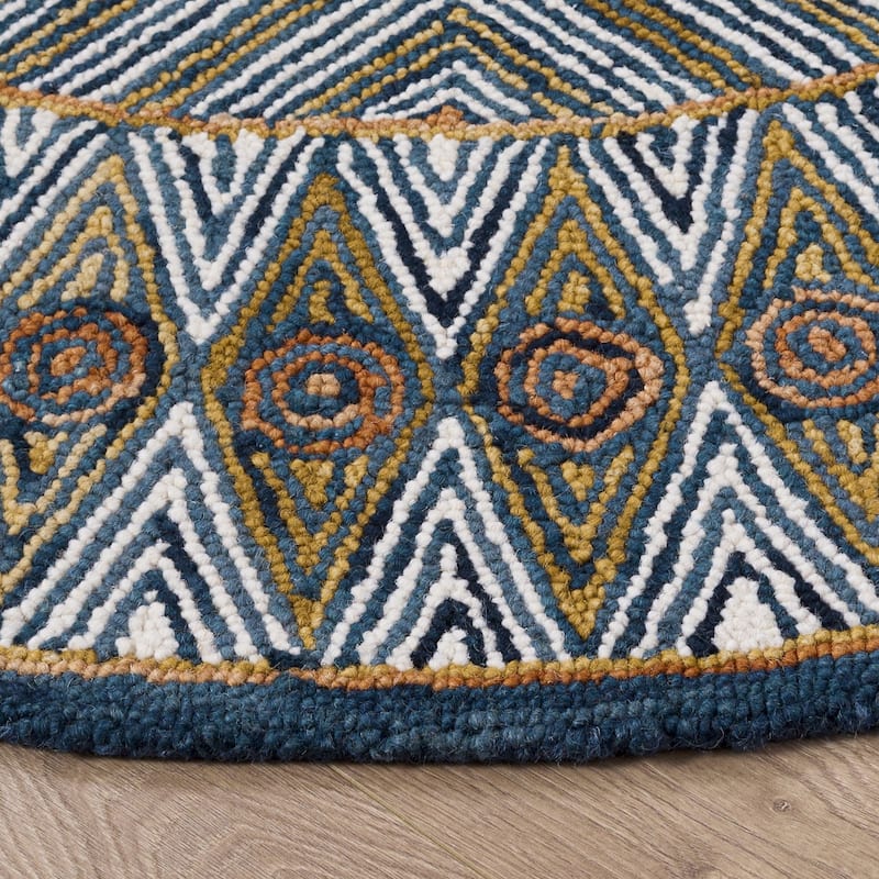 SAFAVIEH Handmade Micro-Loop Hiltrud Modern Wool Rug