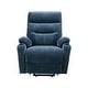 preview thumbnail 4 of 3, Living Room Electric Power Lift Recliner Chair Lounge Chair with Side Pockets and Heat Leisure Chair,Blue