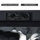 preview thumbnail 22 of 21, 2-Light Black Outdoor Farmhouse Flush Mount Ceiling Light
