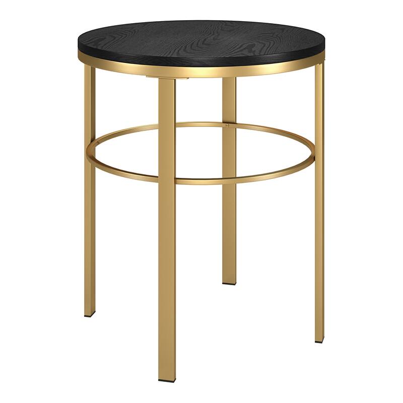 Gaia 20" Wide Round Side Table with MDF Top