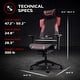 preview thumbnail 27 of 29, RESPAWN FLEXX Ergonomic Comfy Mesh Office Chair, Gaming Chair