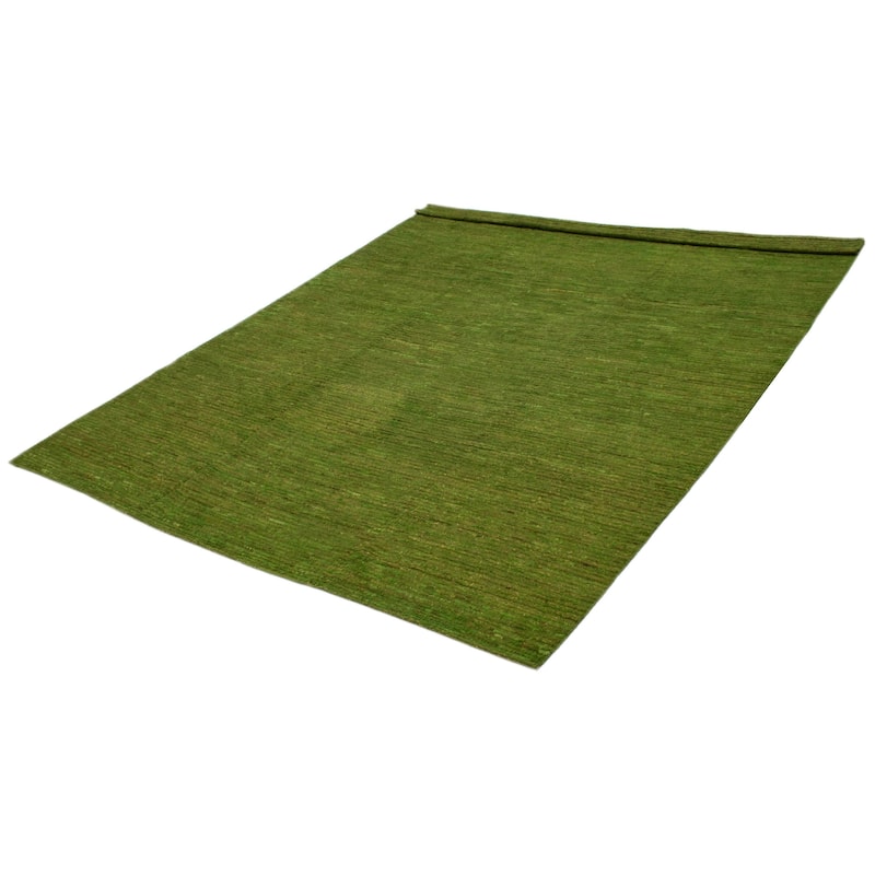 ECARPETGALLERY Hand-knotted Finest Peshawar Ziegler Lime Wool Rug - 9'7 x 12'4