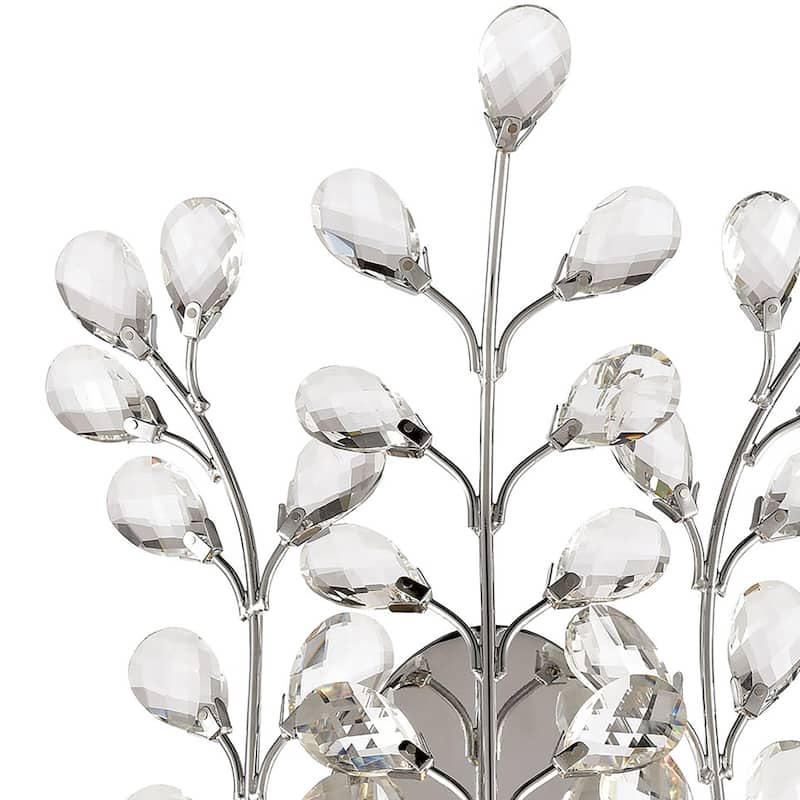 Elk Home Crystique Polished Chrome With Crystal 1 Light Sconce