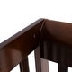 preview thumbnail 5 of 8, Costway Coffee Pine Wood Baby Toddler Bed Convertible Crib Nursery - 53.5''(L) X 32''-34''(W) X 41''(H)