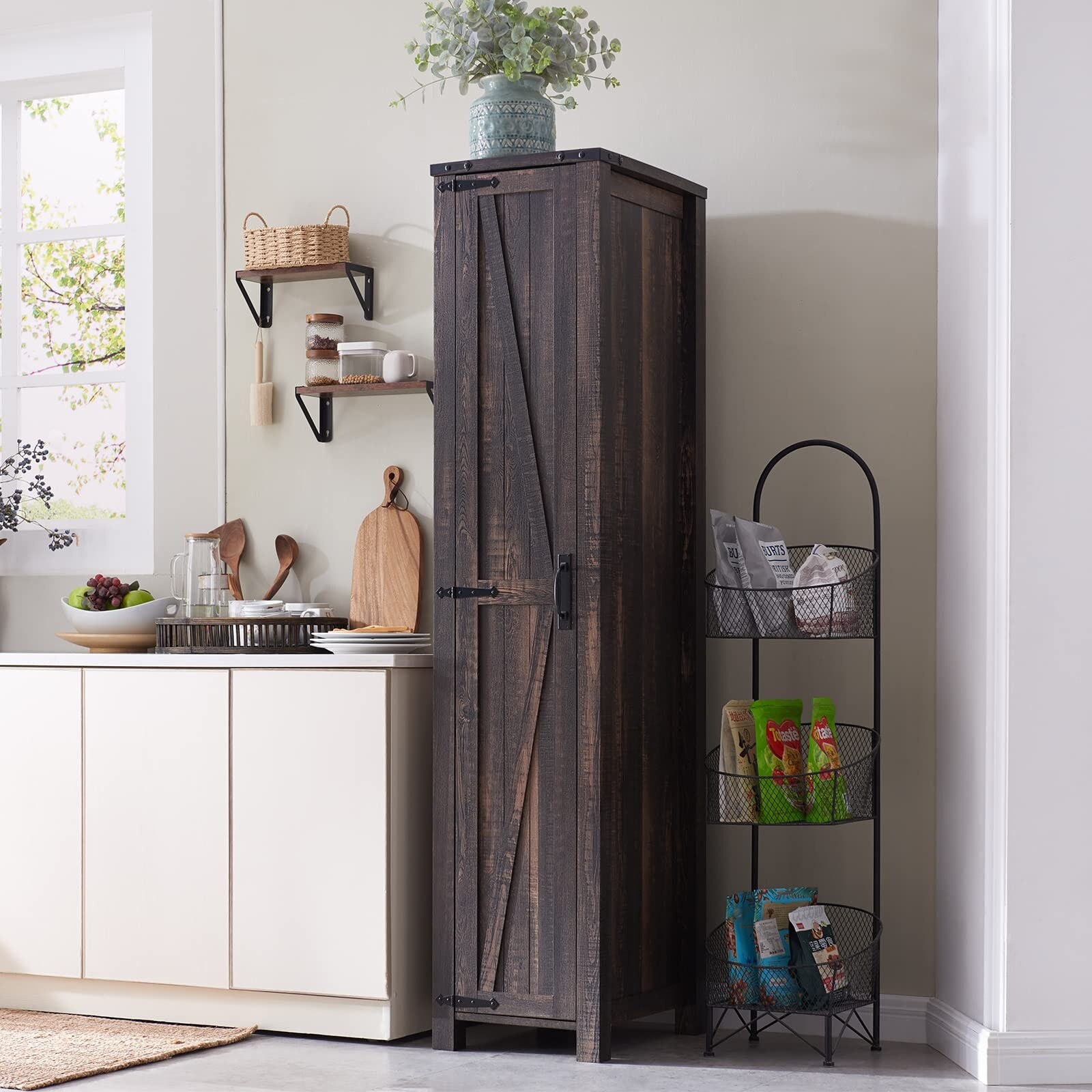 Thin kitchen storage cabinet cheap