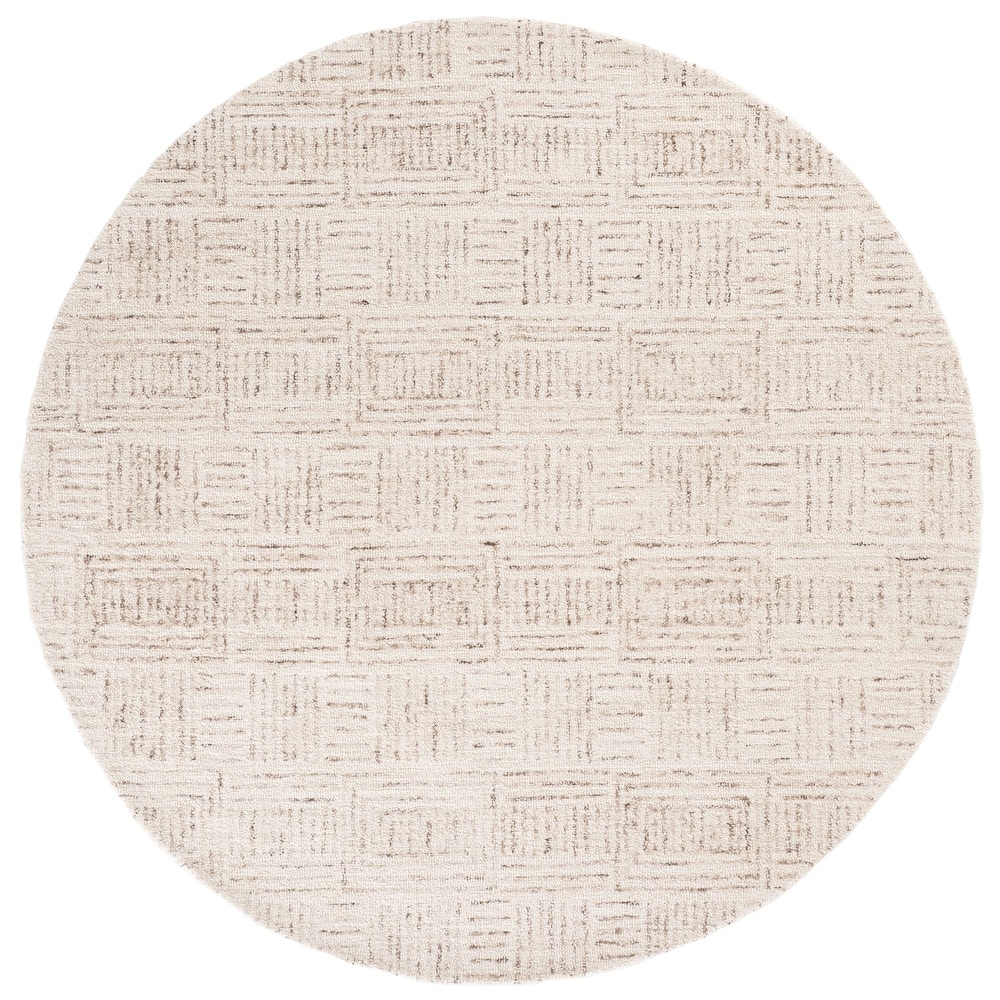 SAFAVIEH Handmade Ebony Daniella Modern & Contemporary Wool Rug