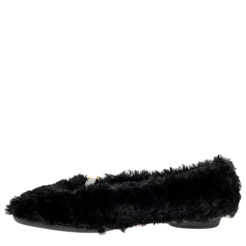 Salvatore Ferragamo Furry Noella Flats