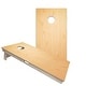 preview thumbnail 1 of 4, Wood Finish Light Wood Regulation 2x4 Cornhole Board Set All-Weather - Include Carrying Case