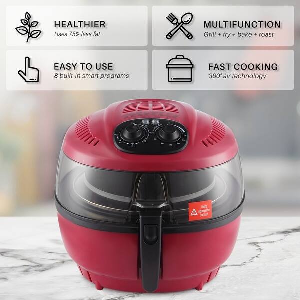 6L 1200W Smart Air Fryer Achieve Healthier Crispy Meals With Easy