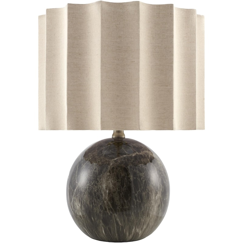 Livabliss Alvary Modern Accent Table Lamp - Dark Brown