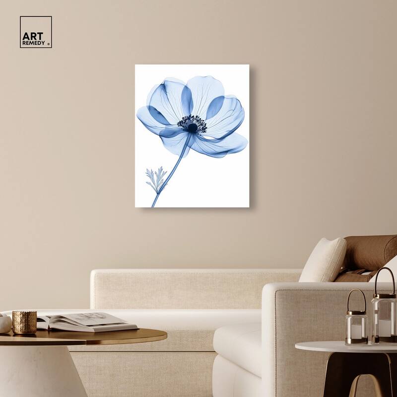 Floral Radiograph Canvas by Art Remedy, Gallery Wrapped