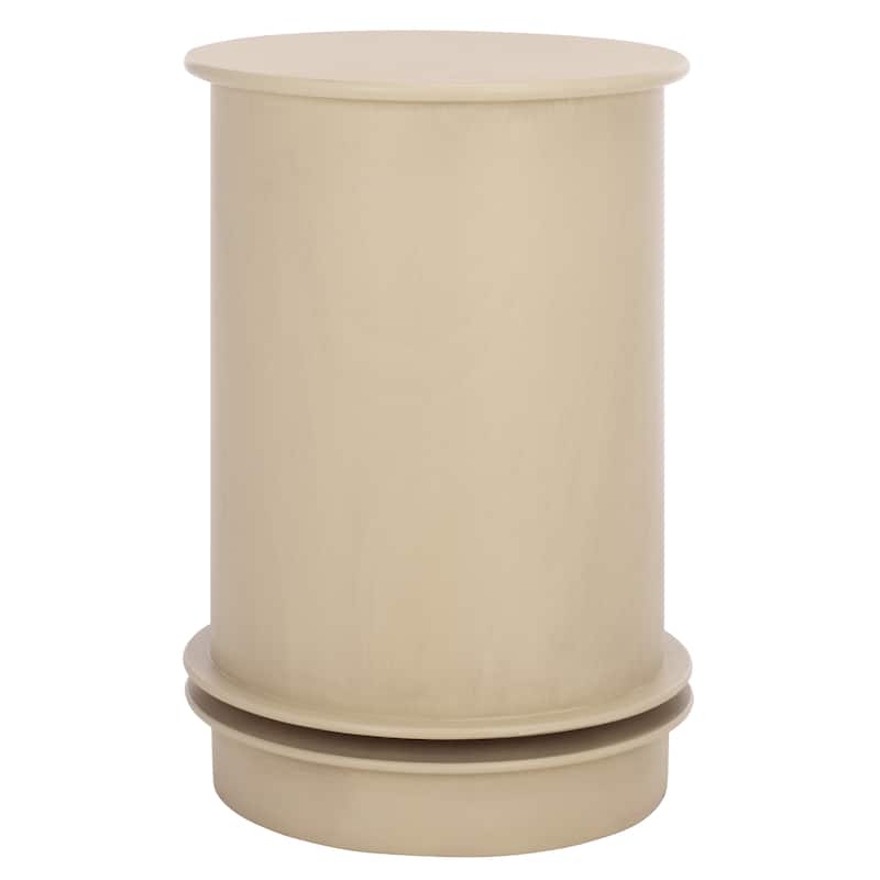 SAFAVIEH Celestia Grey Swivel Storage Accent Table - 18"W x 18"D x 26"H