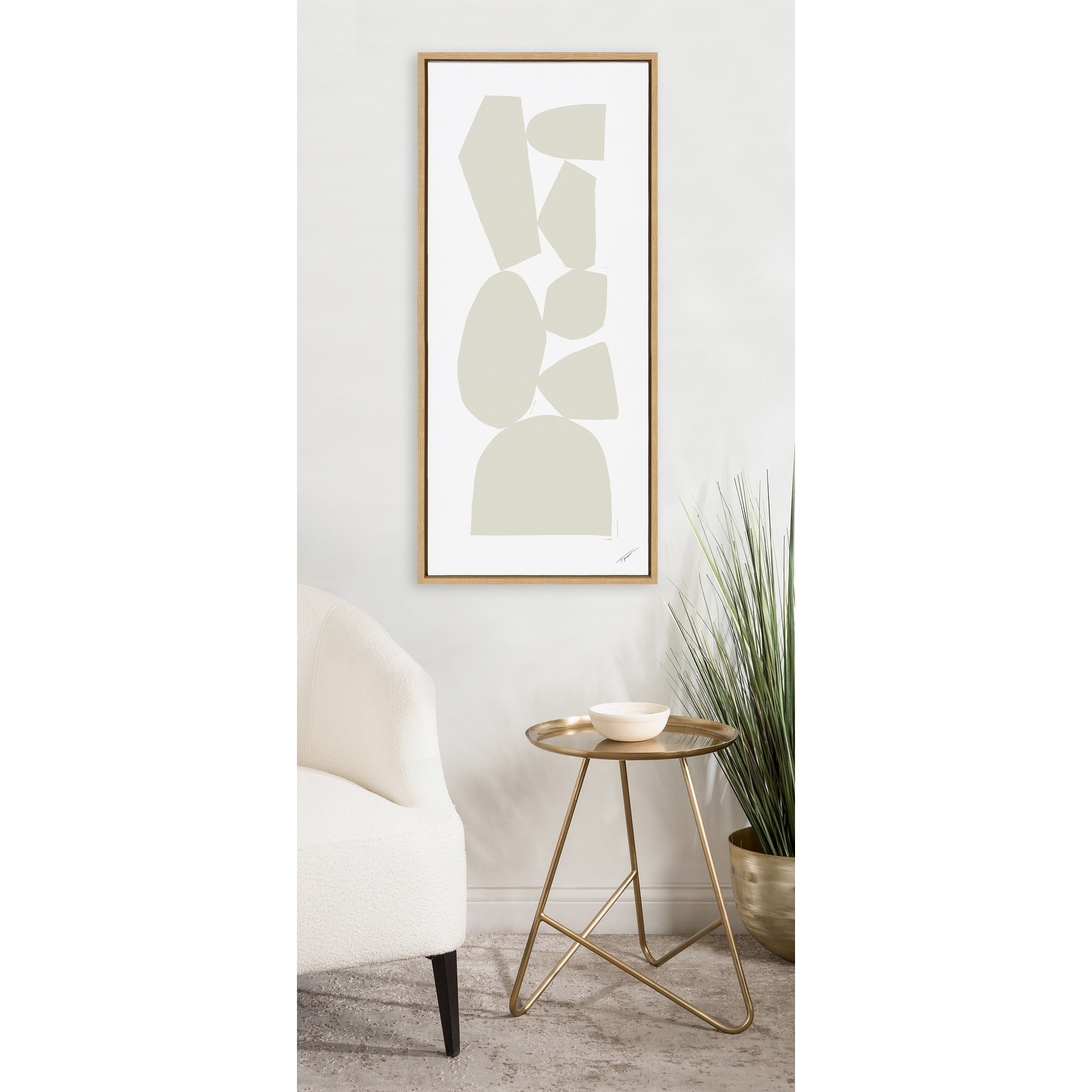 Kate and Laurel Sylvie Constructed IV Framed Canvas by Statement Goods