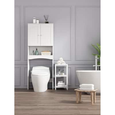 Over The Toilet Space Saver Shelf, Bathroom Storage Cabinet Organizer