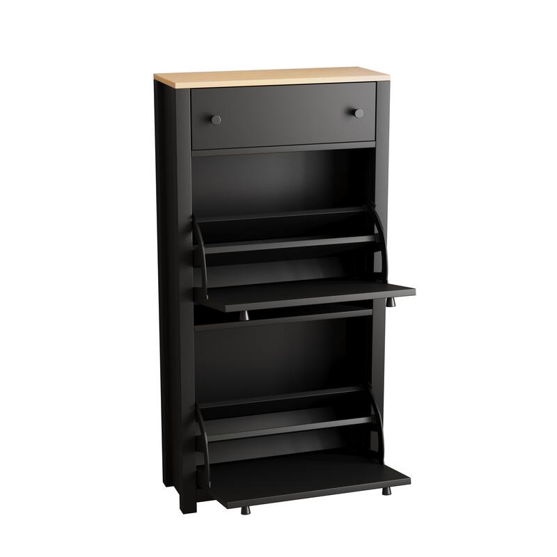 Free Standing Shoe Rack with Adjustable Panel