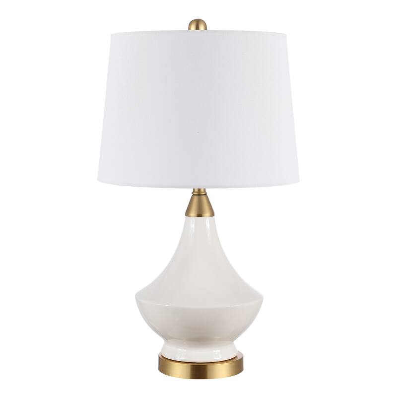 SAFAVIEH Lighting Makvala 25-inch Glass LED Table Lamp (Set of 2) - 14" W x 14" L x 24.5" H - 14Wx14Dx25H