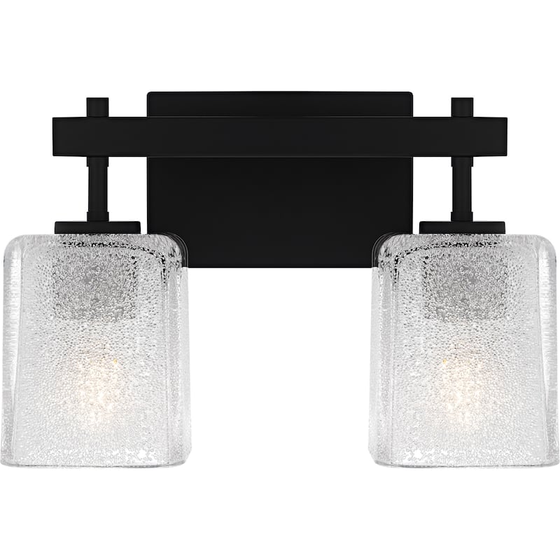 Brenthouse 2-Light Matte Black Bath Light