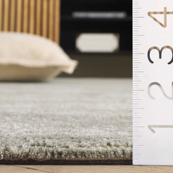 dimension image slide 0 of 4, SAFAVIEH Handmade Soho Esmehan Contemporary Wool Rug
