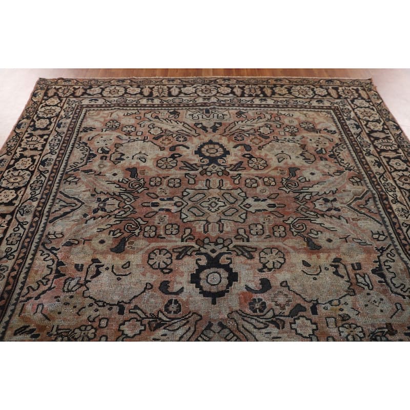 Mahal Persian Antique Area Rug Handmade Wool Carpet - 7'5"x 10'7"