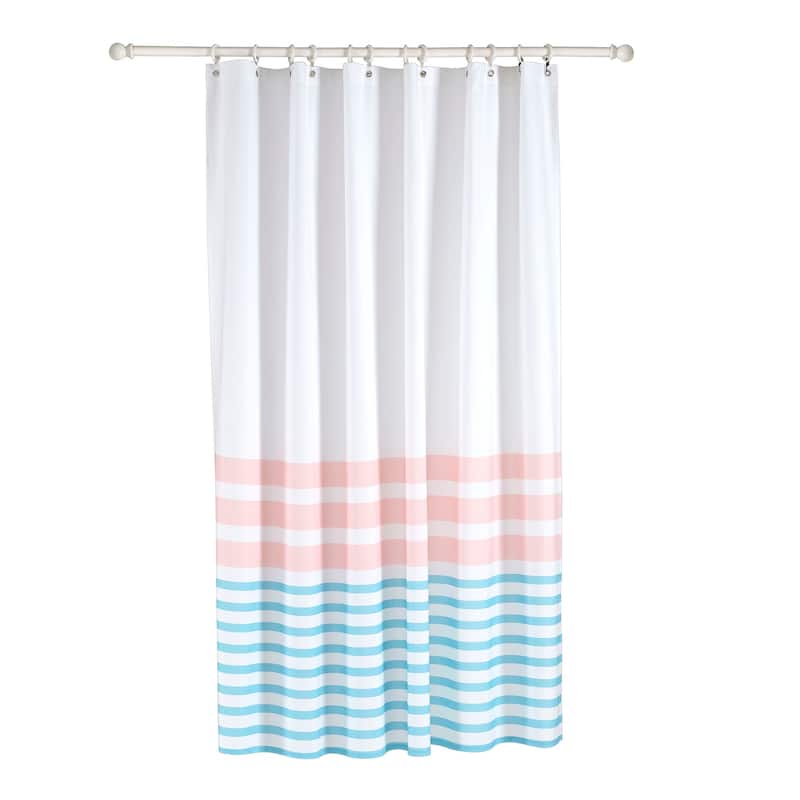 Brooks Brothers Turkish Pesthemal Shower Curtain - Pink
