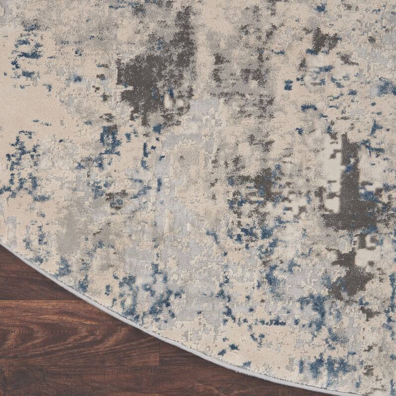 Porch & Den Meadowgrass Distressed Abstract Area Rug