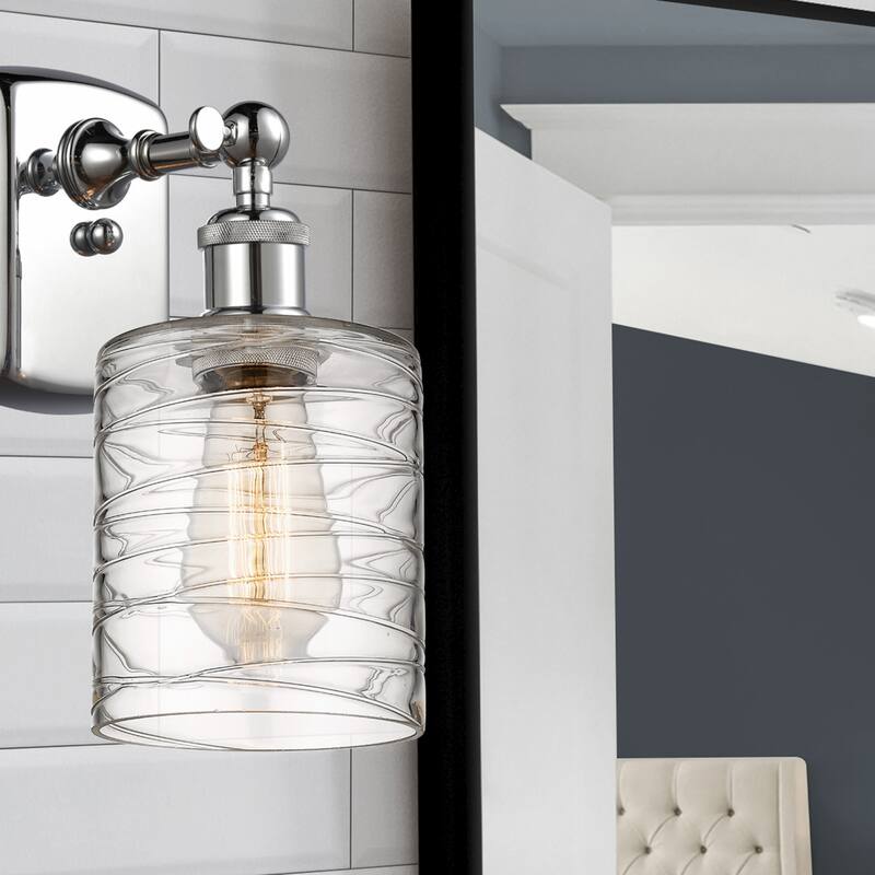 Innovations Lighting 516-1W-9-5 Cobbleskill Sconce Cobbleskill 9" Tall