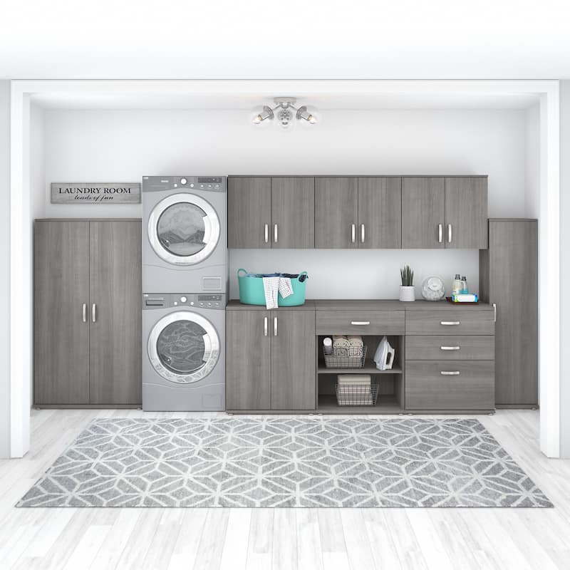 Universal Tall Linen Cabinet with Doors by Bush Business Furniture