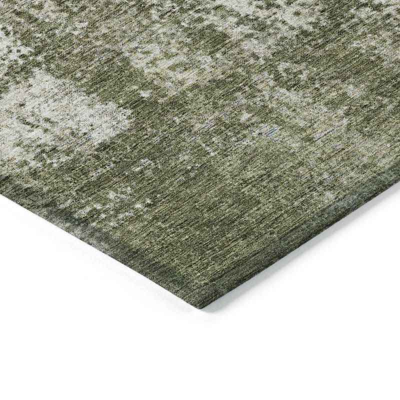 HomeRoots Abstract Transitional Rectangle Outdoor Rug