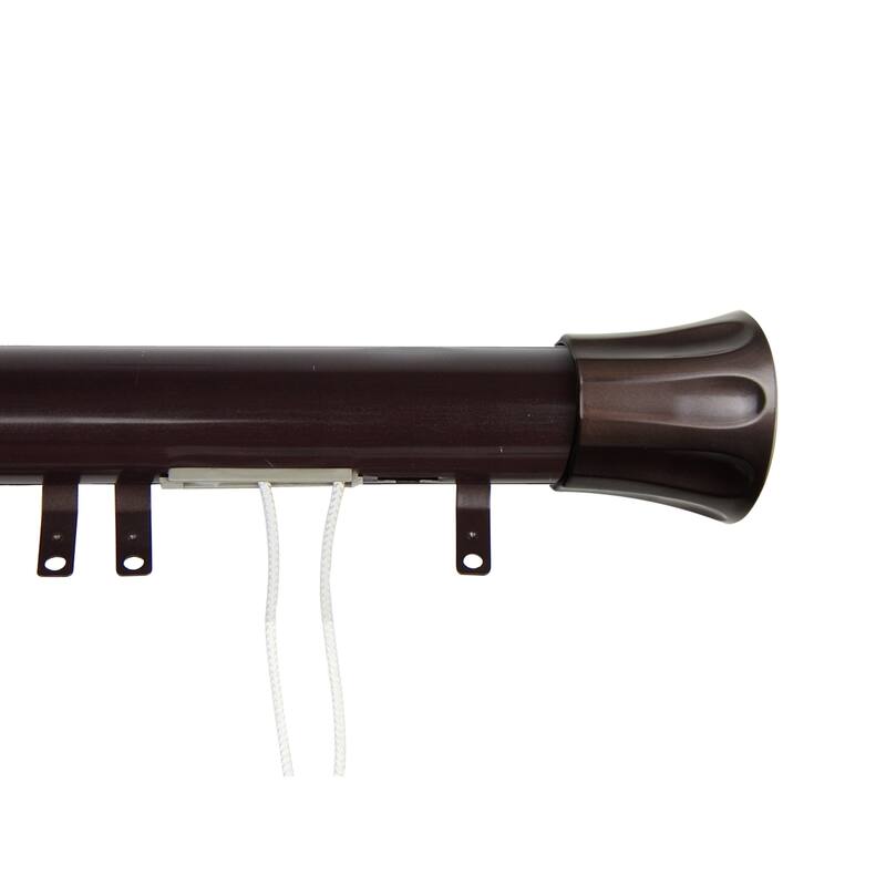 InStyleDesign Flare Decorative Traverse Rod with Center Open Sliders