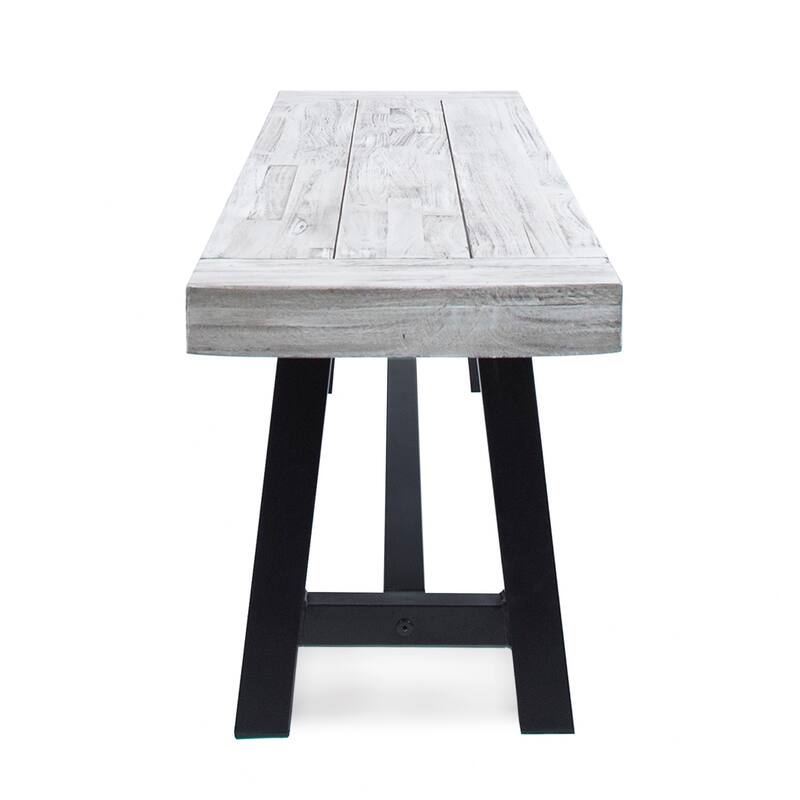 Carlisle Outdoor Acacia Wood Dining Bench by Christopher Knight Home