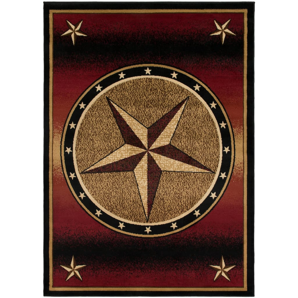 American Destination Amarillo Western Star Area Rug