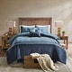 preview thumbnail 15 of 56, Madison Park Westbrook 7 Piece Faux Suede Comforter Set