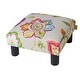 preview thumbnail 127 of 130, The Curated Nomad Performance Fabric Stardust Square Upholstered Footstool Ottoman