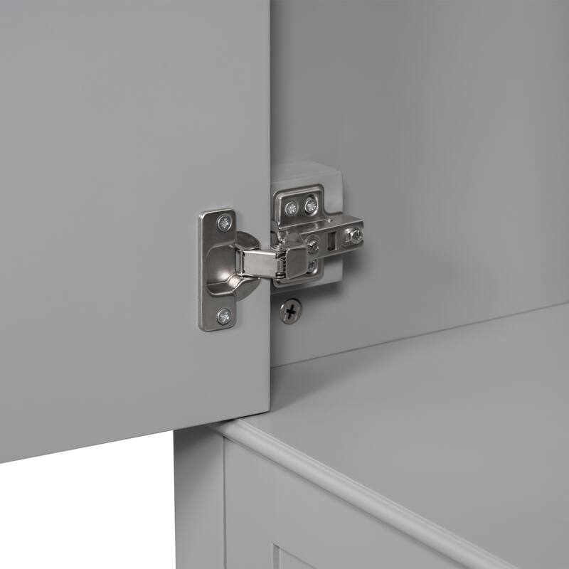 Modern Bathroom Vanity, 30" Freestanding Cabinet with Sink, Bathroom Storage Cabinet with Soft Closing Door and 3 Drawers