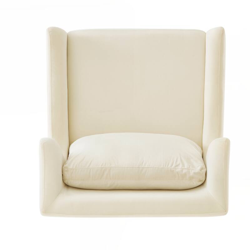 Modern Armchair Velvet Accent Chair Reading Chair Single Sofa Chair for Living Room