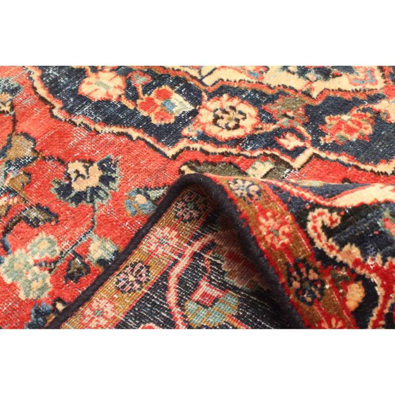 ECARPETGALLERY Hand-knotted Antalya Vintage Red Wool Rug - 4'3 x 6'6
