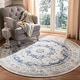 preview thumbnail 7 of 56, SAFAVIEH Evoke Annabel Vintage Shabby Chic Oriental Rug 5'3"x5'3"Round - Ivory/Blue