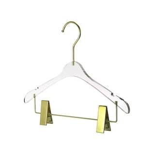 DesignStyles Clear Acrylic Clothes Hangers - 10 Pk - Bed Bath & Beyond -  30074793