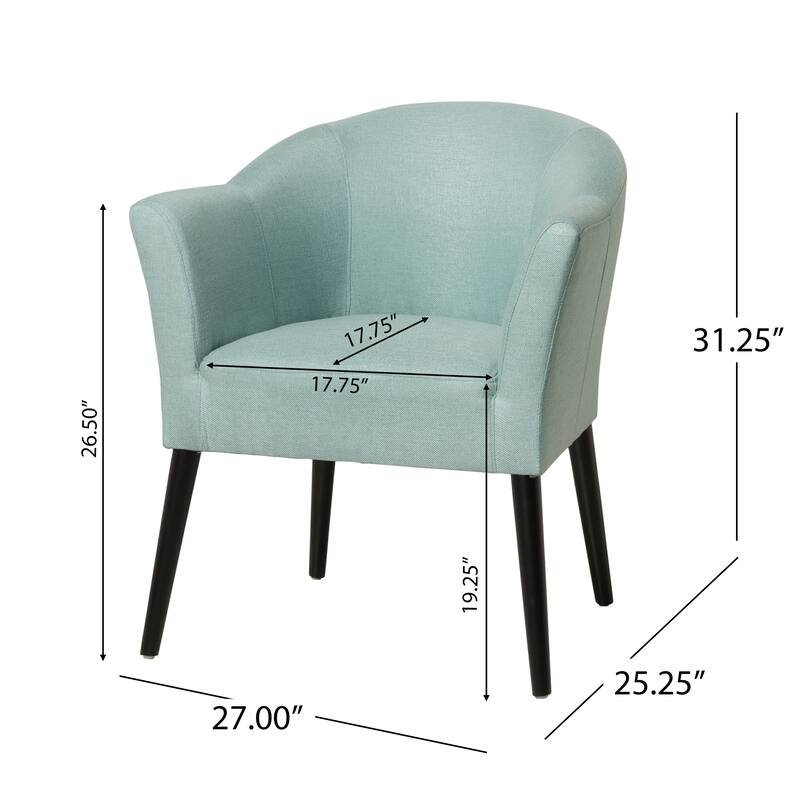 Carson Carrington Augustenborg Fabric Arm Chair by Christopher Knight Home